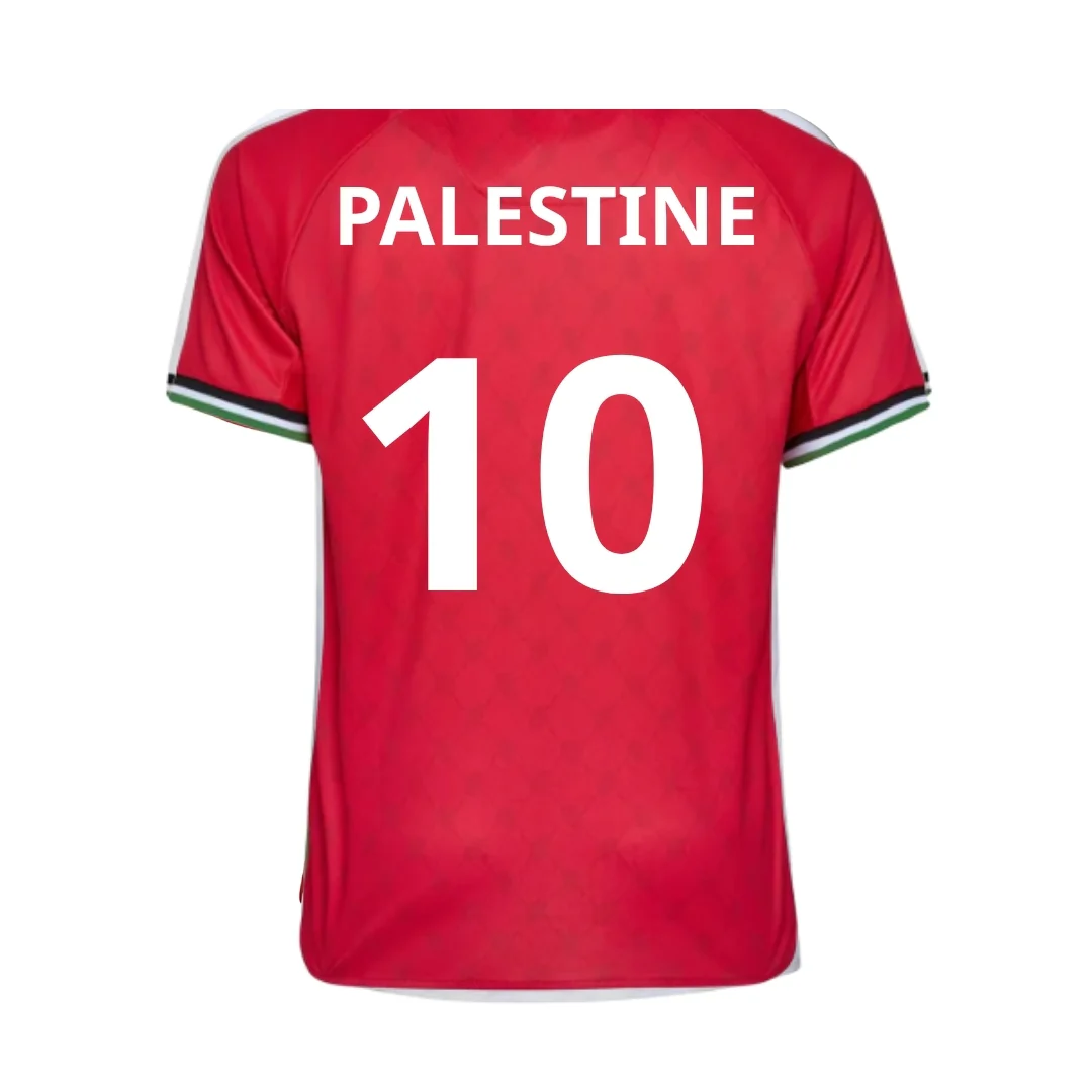 Palestine National Team Official Away Jersey - Red 2025 | Kelme Jordan - Image 7