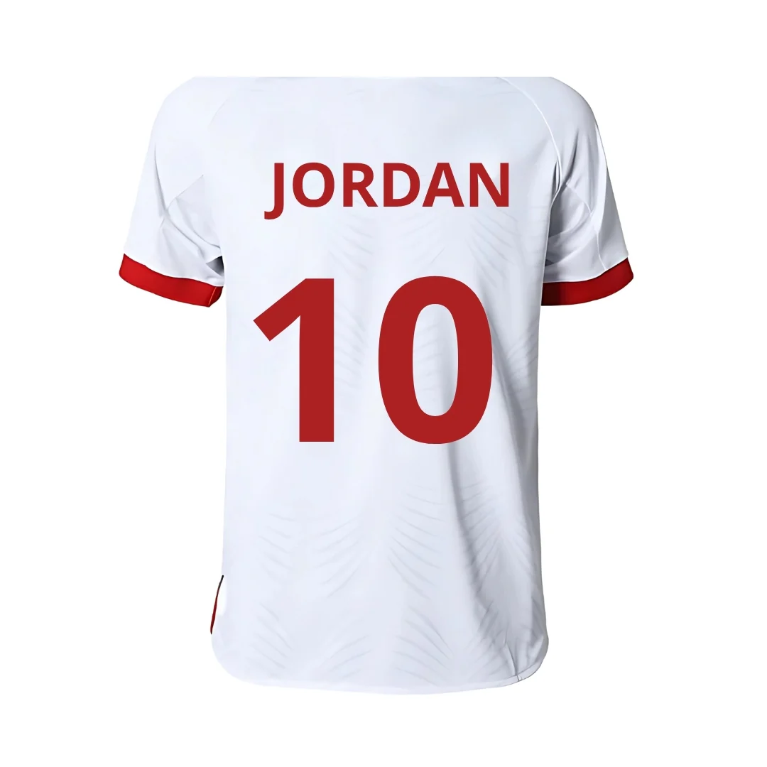 Jordan National Team Official Home Jersey - White 2025 | Kelme Jordan - Image 3